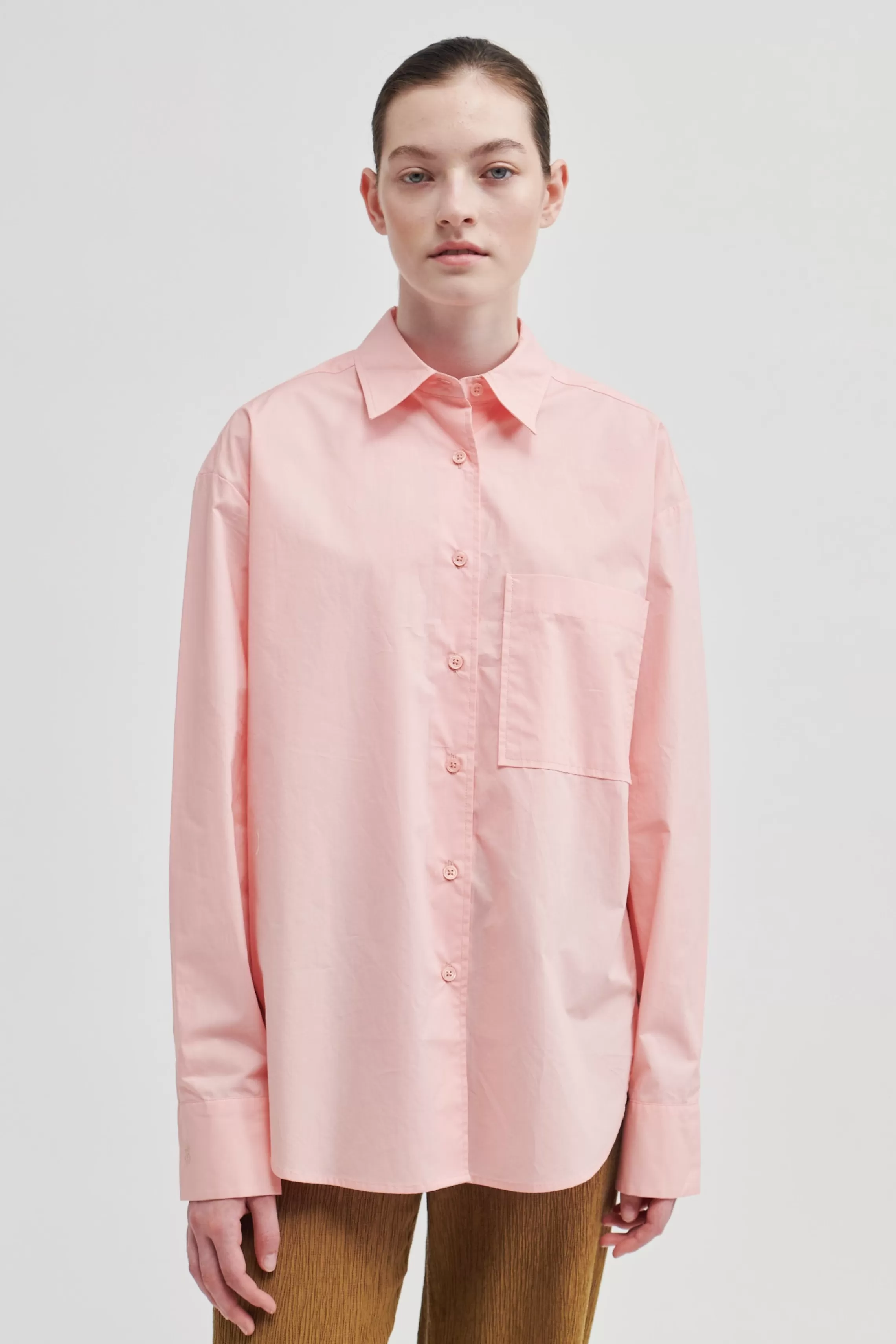 Second Female Hemden Und Blusen<Alulin Classic Shirt Quartz Pink