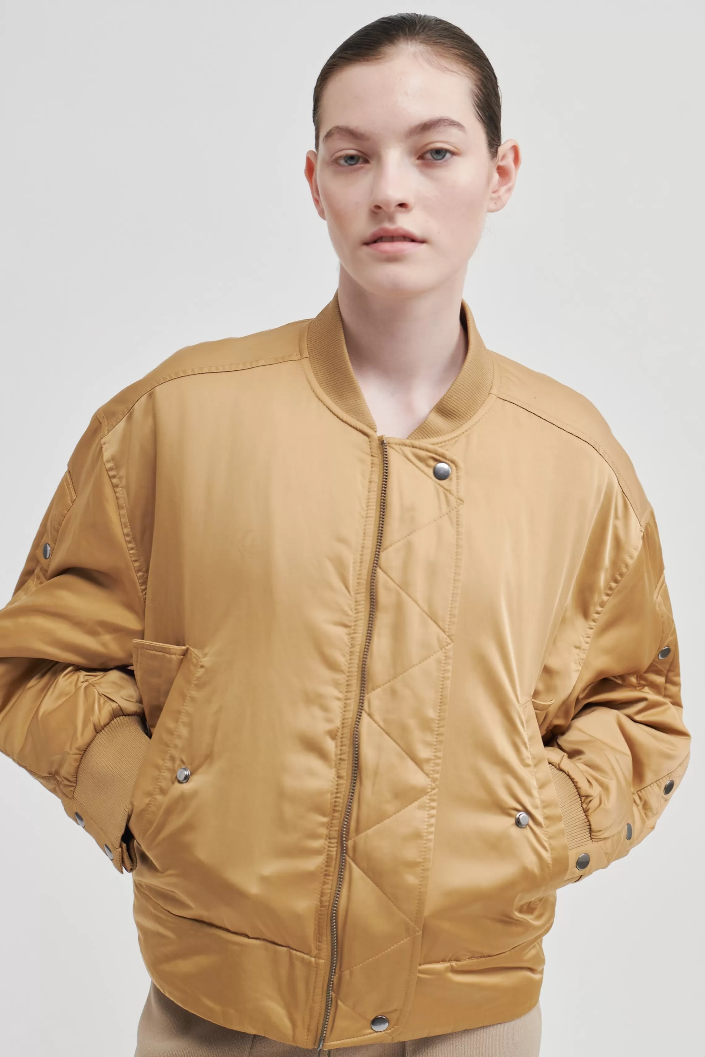 Second Female Mäntel Und Jacken<Bomber Cropped Jacket