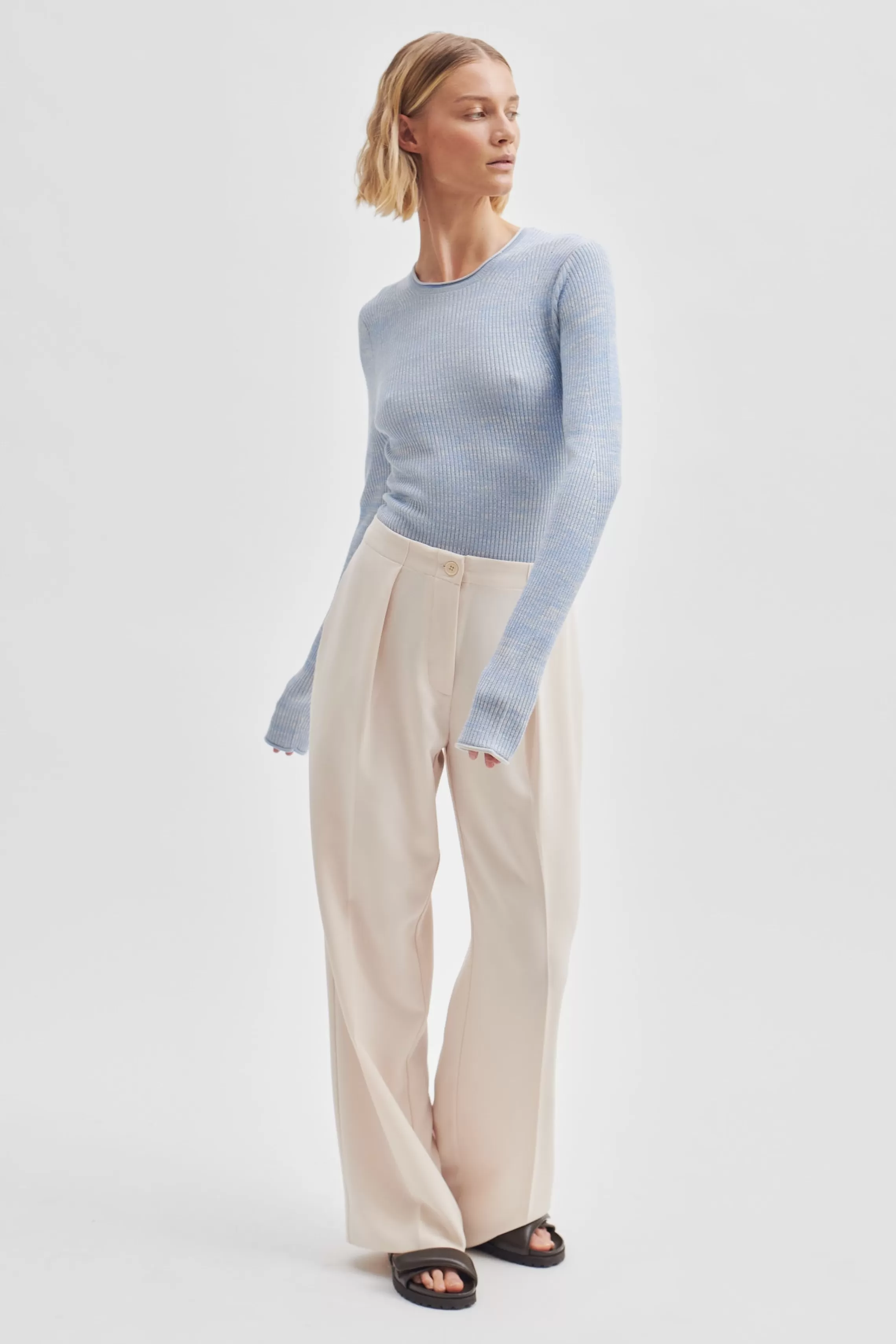 Second Female Hosen Und Jeans<Fique Wide Trousers