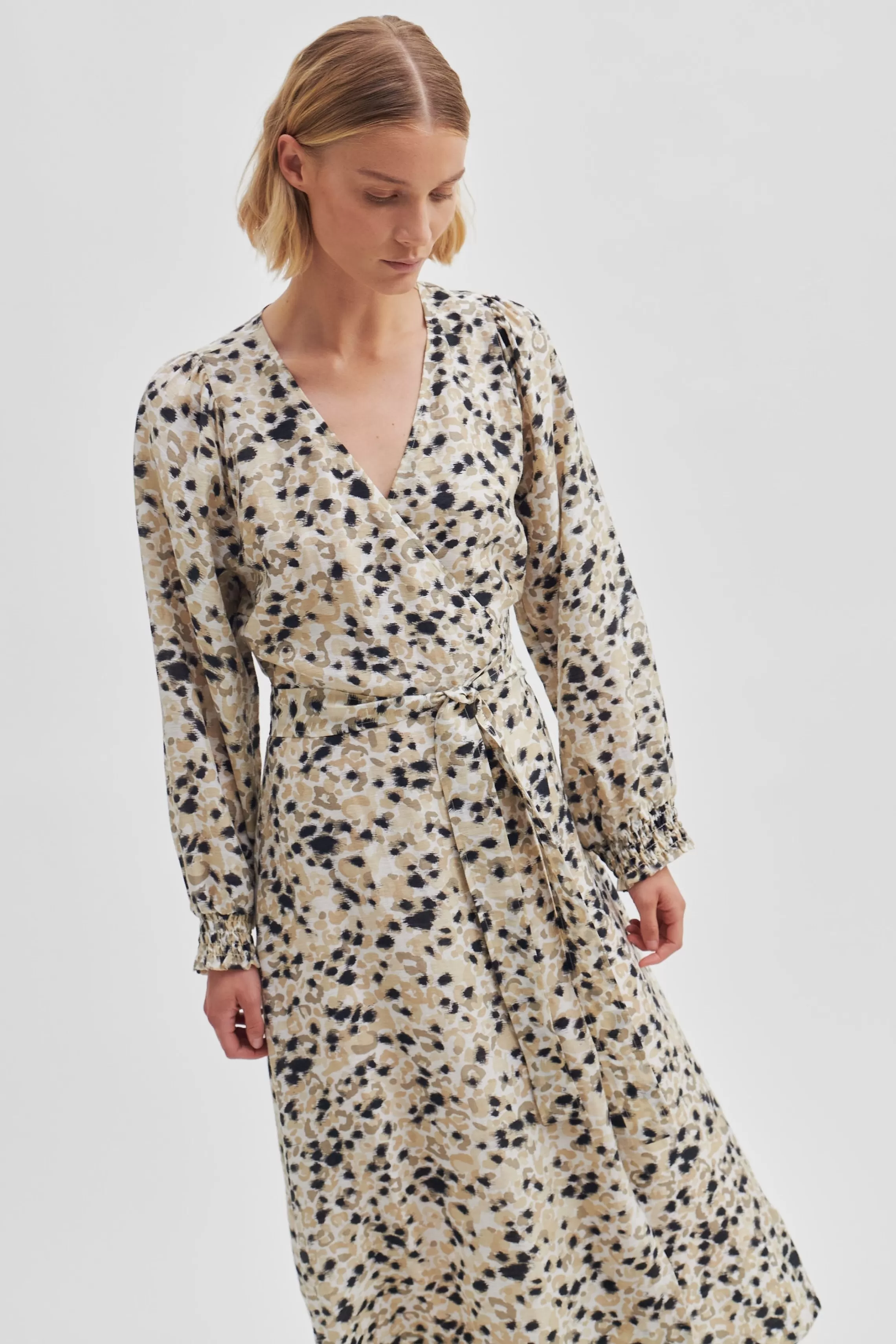 Second Female Kleider<Gaura Wrap Dress