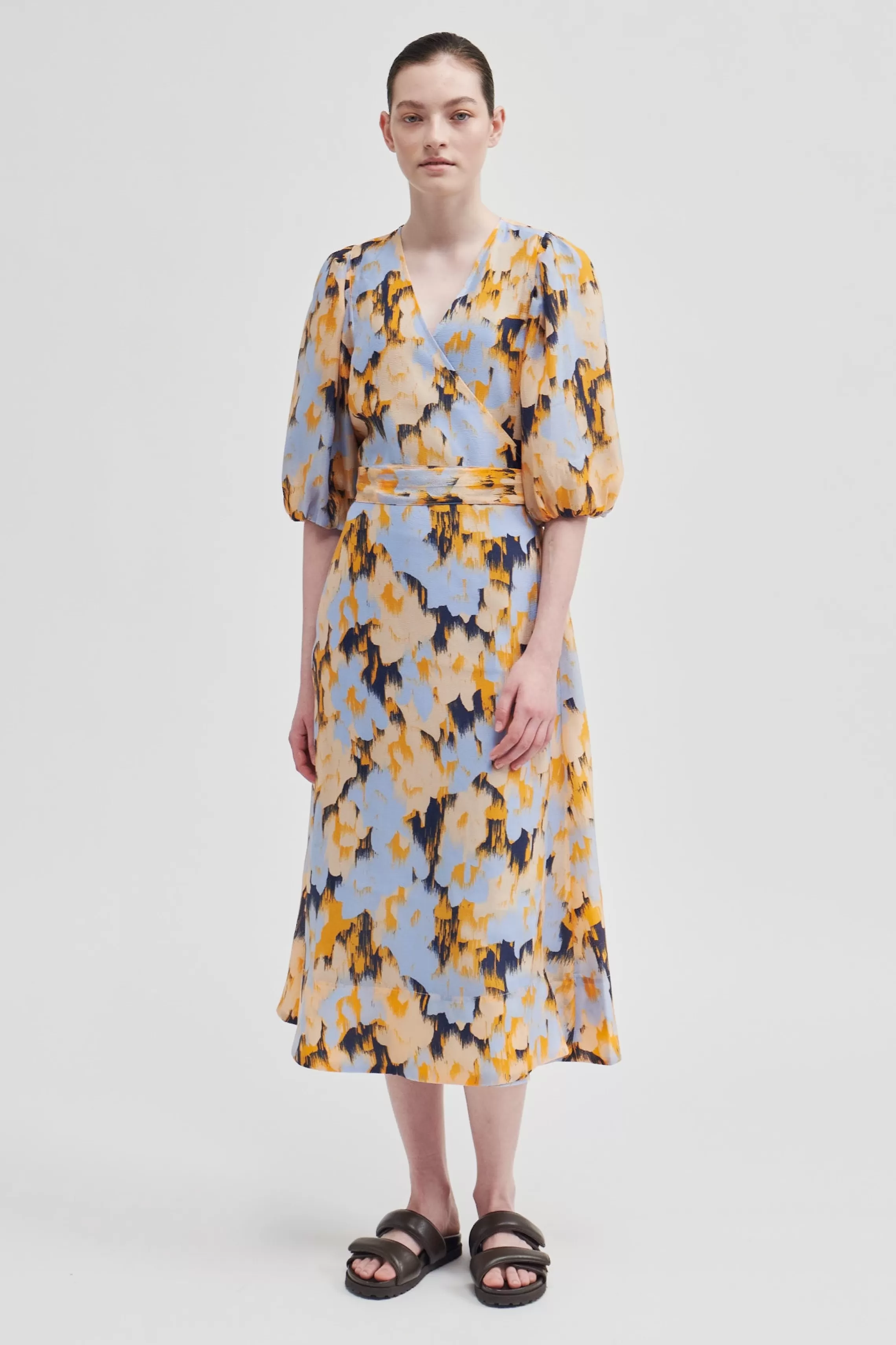 Second Female Kleider<Marigold Wrap Dress