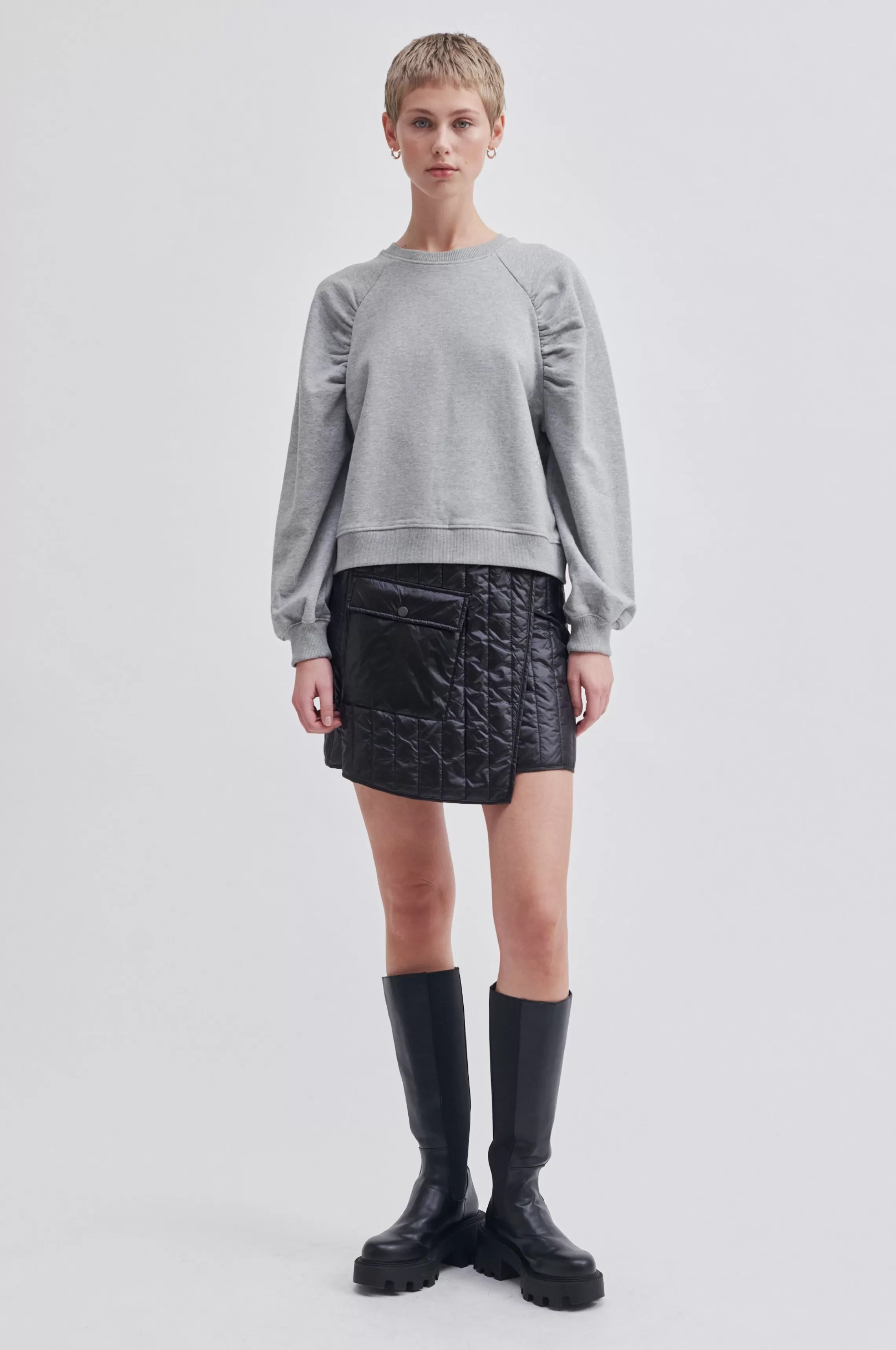 Second Female Röcke Und Shorts<Quilly Skirt Black