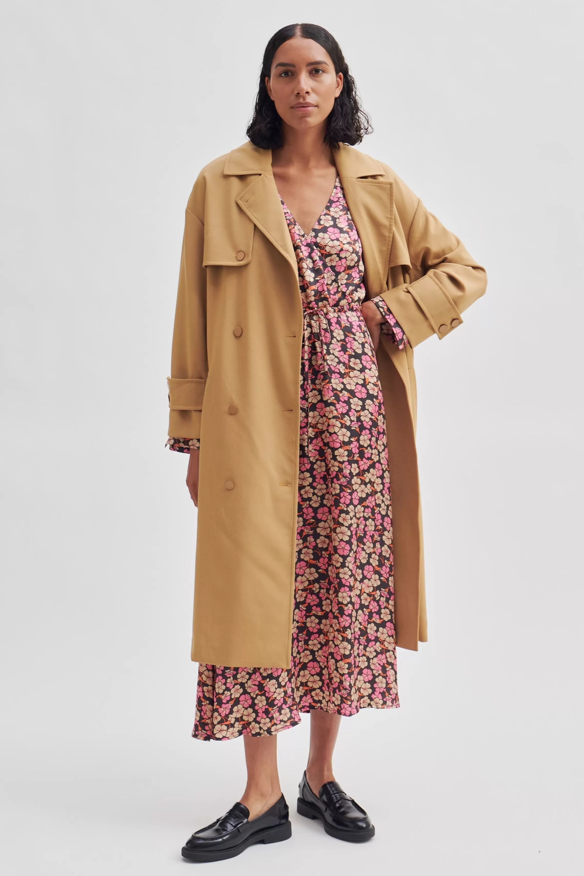 Second Female Mäntel Und Jacken<Silvia Classic Trenchcoat New Tobacco Brown