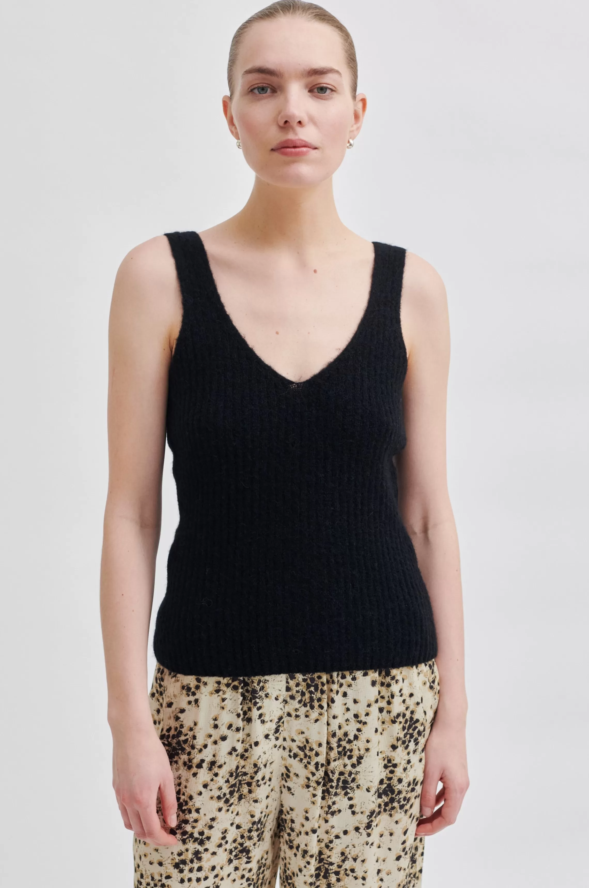 Second Female Strickwaren Und Strickjacken<Ymma Knit Top Black