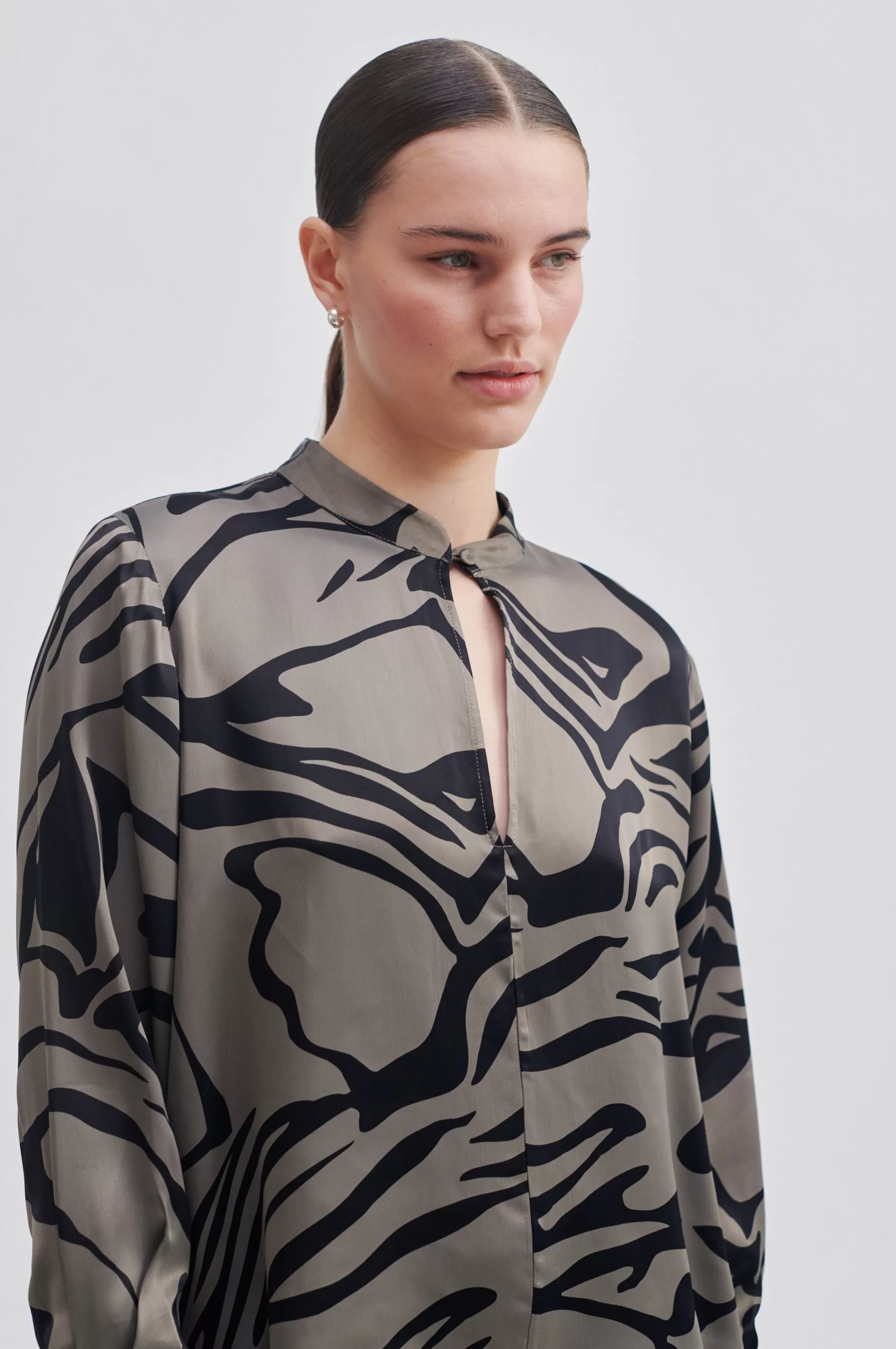 Second Female Hemden Und Blusen<Zebra Blouse